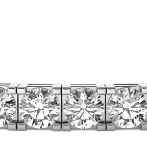 14k white gold Lab Diamond Tennis Bracelet, 5.00 carats